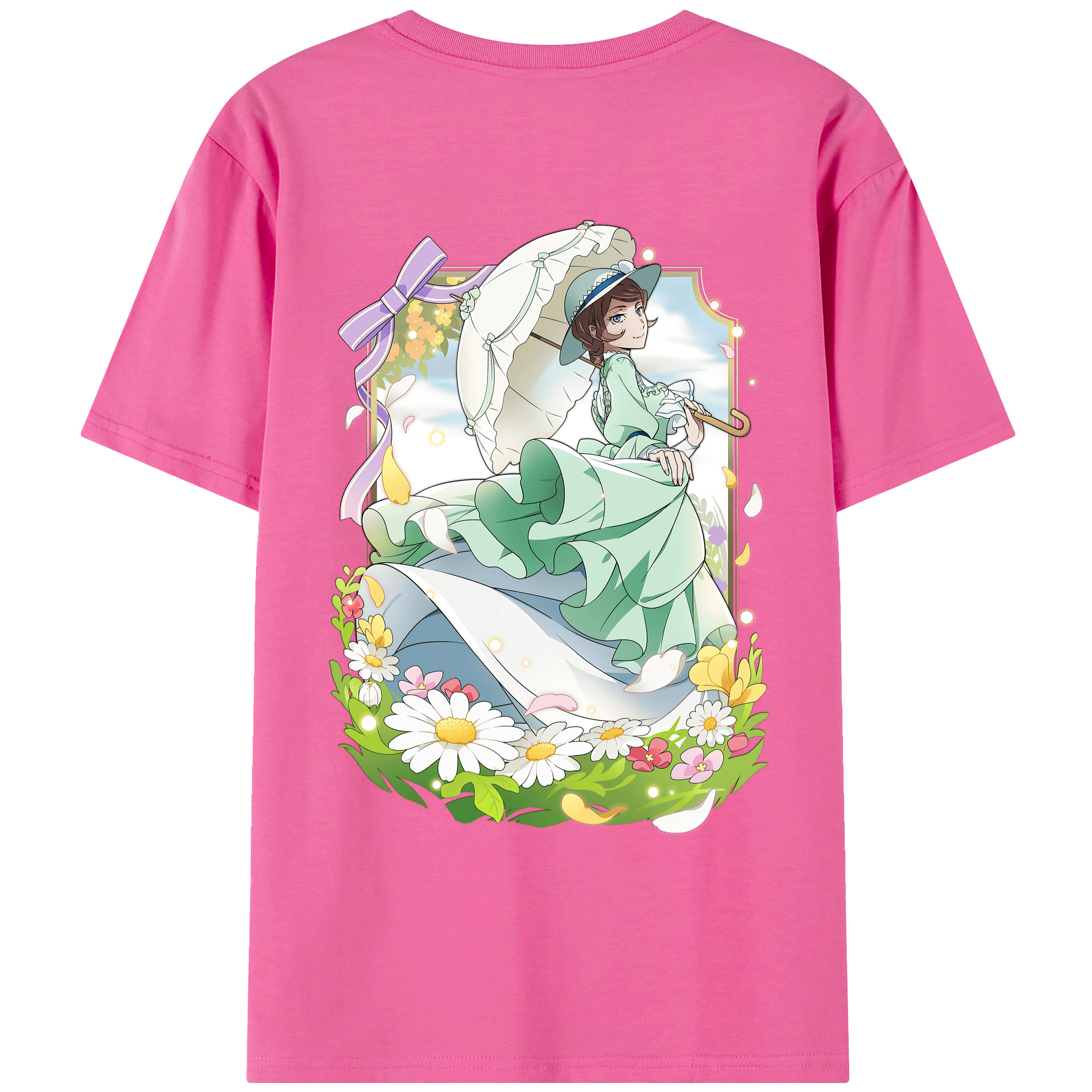 （画像用） 文豪ストレイドッグス Bungo Stray Dogs レディース半袖Tシャツ(バックプリント)